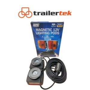 Magnetic Trailer Lights Pod Set with 10m Trailer Cable, 12v , Bulb Type.