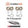Copy of Trailertek (39) Brian James Brake Service Kit (Shoes & Cables) T4 / T-Transporter