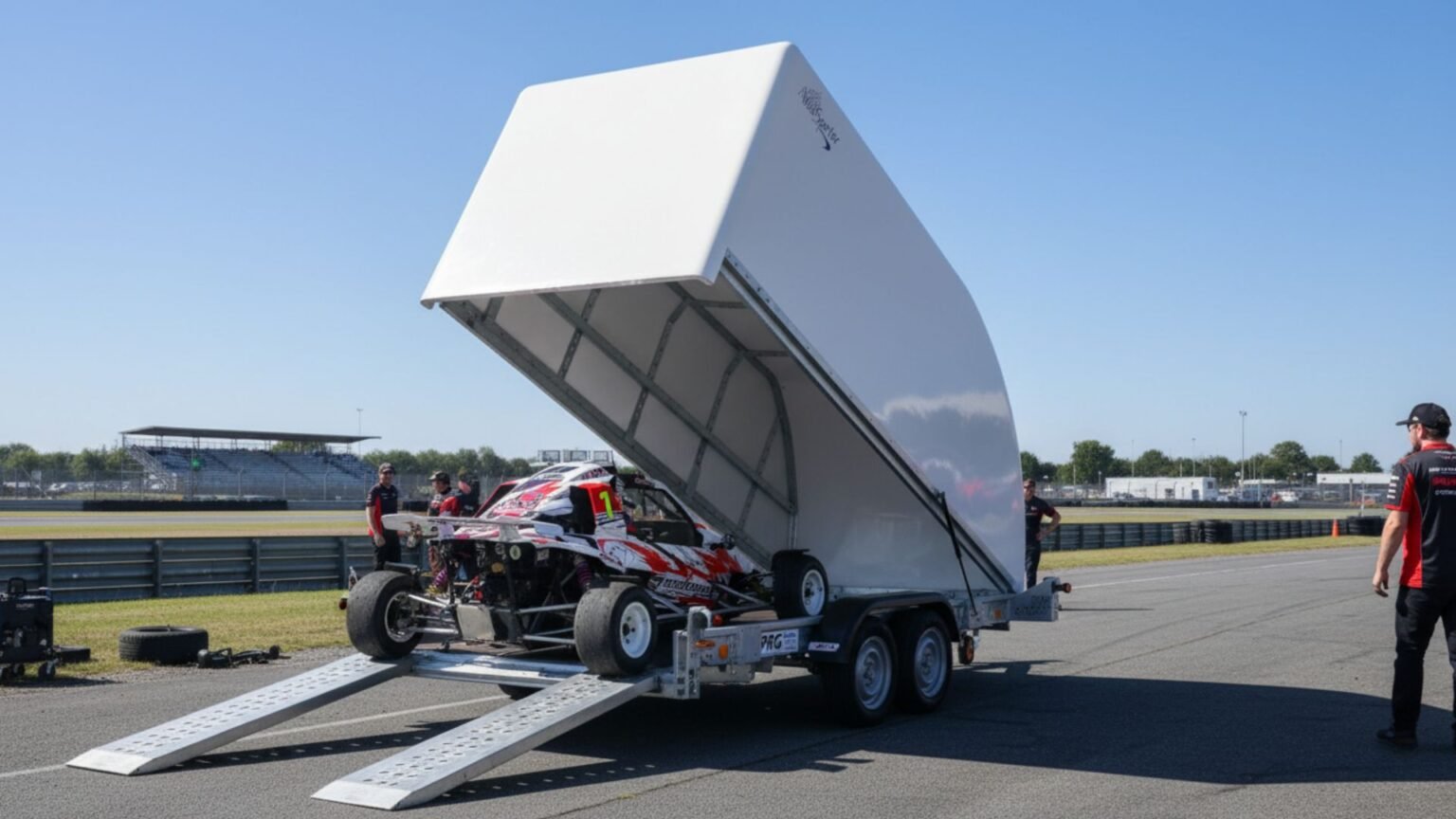 Prg Trailers PRG Enclosed Car Transporters - trailertekni.com