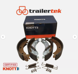 Brian James Knott Axle Brake Shoe Set 8" 200 x 50mm Auto Reverse Type 52006601