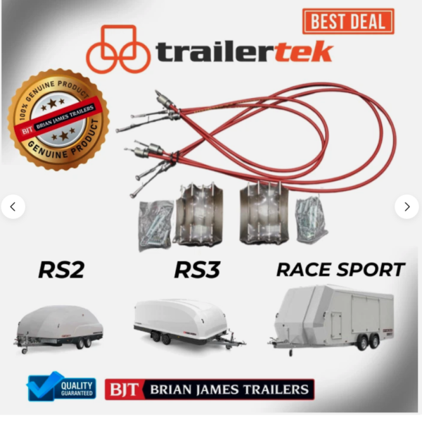 Brian James Brake Service Kit (Shoes & Cables) RS2 RS3 Race Sport