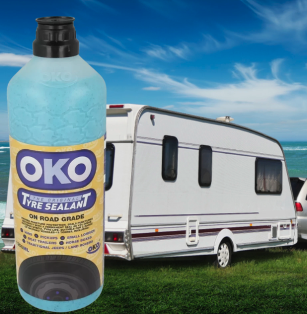 Tyre Puncture Sealant 1.25 Litres - On Road Grade for Cars, Caravans, Trailers