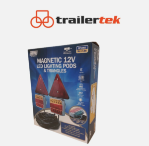 Magnetic Trailer Lighting Pods LED - 10m Trailer Cable - 12V LED with reflectors