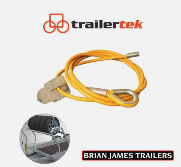 Brian James Trailers Tyre Rack Security Cable 2.10m