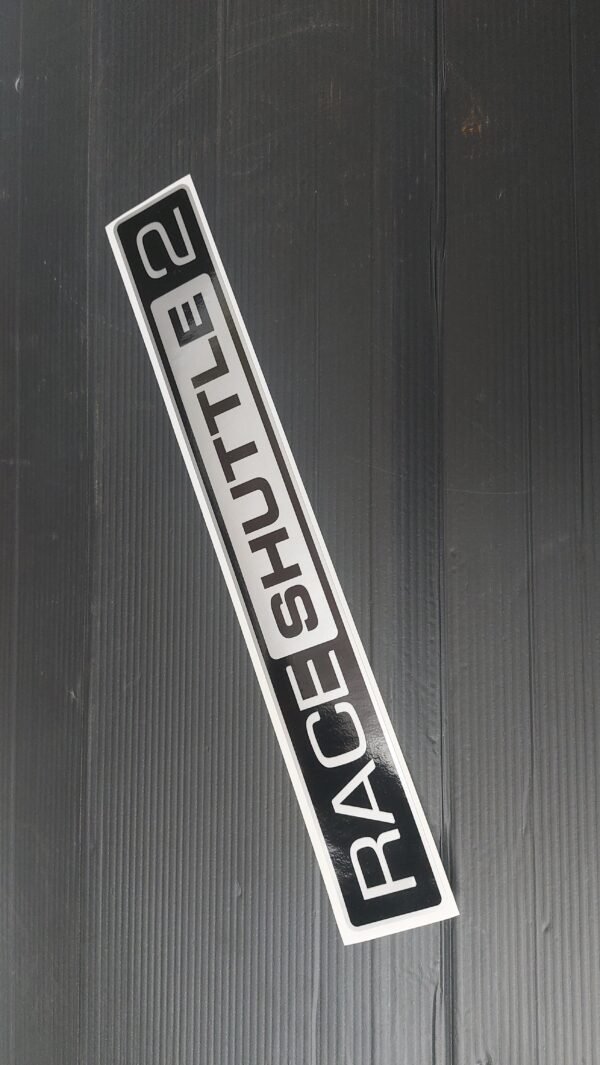 Brian James Trailers Race Shuttle 2 Sticker Brand New 30.5cm x 4cm