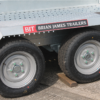Pair of 2026 Model Year Brian James Trailers Logo Sticker Brand New 65cm x7cm