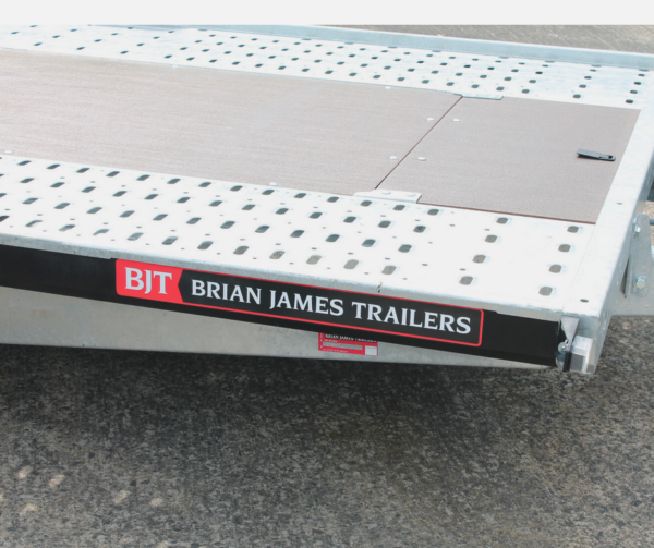 Pair of 2026 Model Year Brian James Trailers Logo Sticker Brand New 65cm x7cm