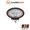 LED 24W Oval Flood Lamp 12/24V Multivolt IP67 ingress protection
