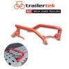 Brian James Trailers Quick-Release Adjustable Wheel Chocks (Pair)