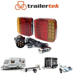 Wireless Trailer Lights 12V LED Rechargeable Magnetic Caravan Trailer Horse Box