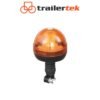 Warning Beacon Light Amber Flexi Din 40 LED Flashing Pole Mount Rotating 12/24V