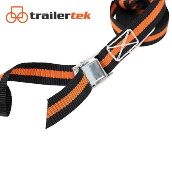 2x 250Kg Single Luggage Straps With Cam Buckle 5m