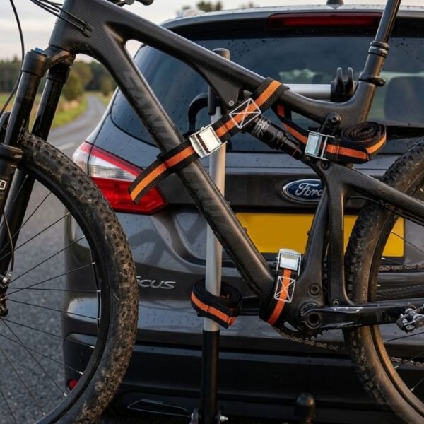 2x 250Kg Single Luggage Straps With Cam Buckle 5m