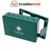 Vehicle Mounted 30pc First-Aid Box & Bracket, for tradesmen, taxi, lorry, trailer