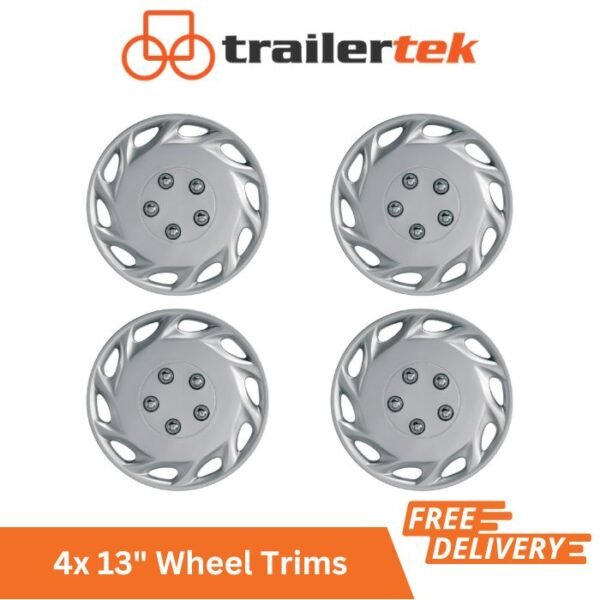 Ring Vegas 13" Car ABS Wheel Trims Hub Caps - 13 Inch - Set of 4