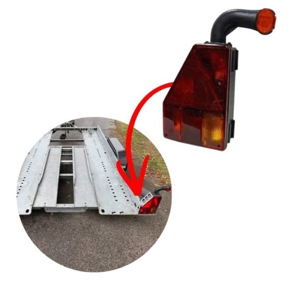 Aspöck Earpoint I Rear Light Unit with Stalk Marker – Right Hand (RHS)