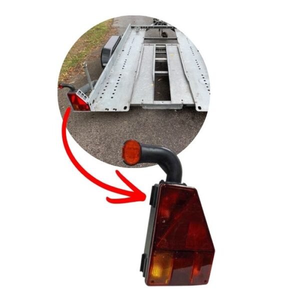 Aspöck Earpoint I Rear Light Unit with Stalk Marker & Fog – Left Hand (LHS)