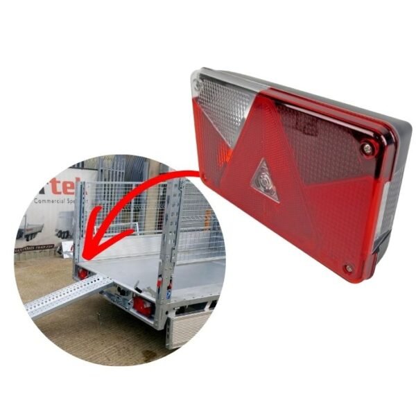Aspöck Multipoint V Rear Light Unit with Fog – Left Hand (LHS)