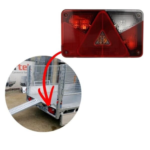 Aspöck Multipoint V Rear Light Unit with Reverse – Right Hand (RHS)