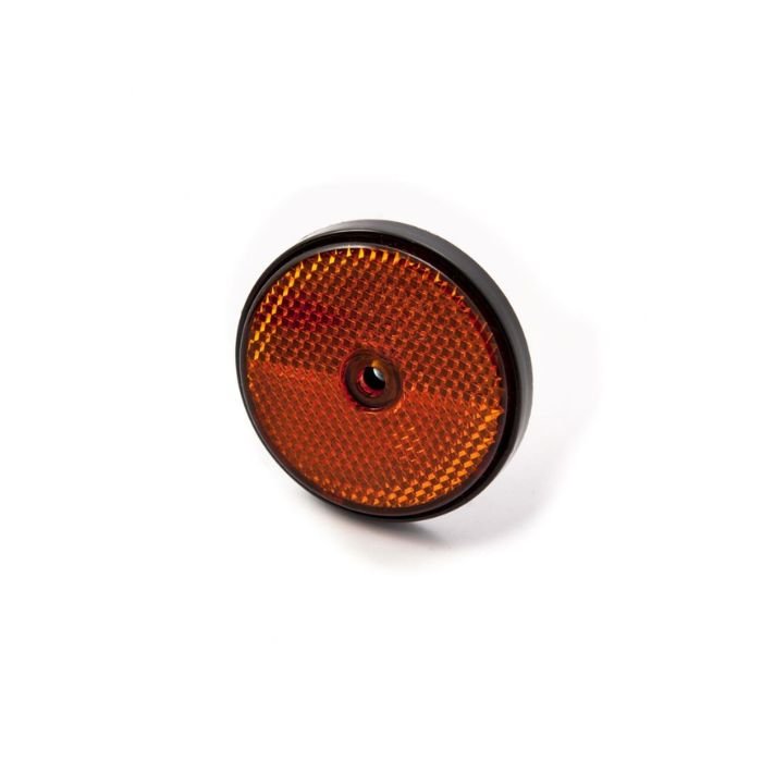 2xBrian James Trailers Round Amber Reflectors for Brian James A4, Connect & more