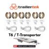 1 Brian James Brake Service Kit (Shoes & Cables) T6 / T-Transporter Tri Axle
