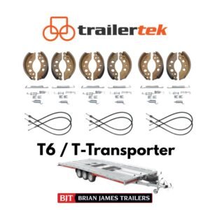 Brian James Brake Service Kit (Shoes & Cables) T6 / T-Transporter Tri Axle