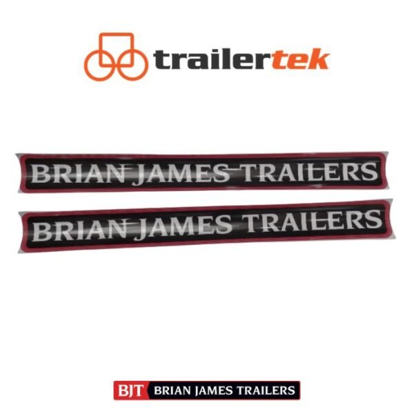 Brian James Trailers Logo Sticker Traditional Logo  LARGE 97cm x10cm