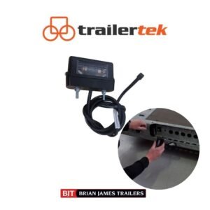 1 Aspock Registration Plate Light for Brian James Trailers A4 (BULB TYPE)