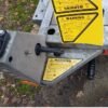 Brian James A4 Ramp Warning Stickers Easy Glide A Transporter, replacement x2