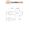2 PRG Trailers LED Red/White/Amber Outline Marker & Superseal Plug