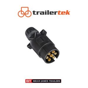 7 pin 12n Plastic Plug Black  Towing 7 pin Electrical Plug Trailer Lights Towbar