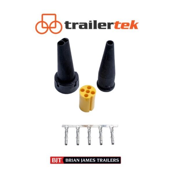 Loom repair kit - yellow Aspock 5 pin (13-0521-044)