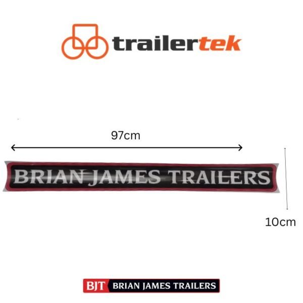 Brian James Trailers Logo Sticker Traditional Logo  LARGE 97cm x10cm