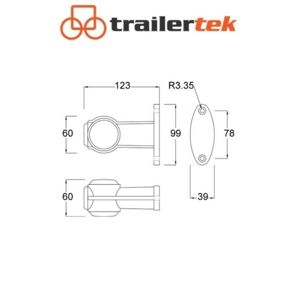 2 PRG Trailers LED Red/White/Amber Outline Marker & Superseal Plug
