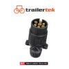 7 pin 12n Plastic Plug Black  Towing 7 pin Electrical Plug Trailer Lights Towbar