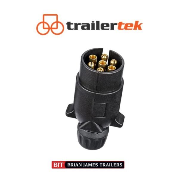 7 pin 12n Plastic Plug Black  Towing 7 pin Electrical Plug Trailer Lights Towbar
