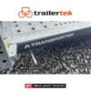 4 Brian James Trailers A-Transporter New Style Sticker Brand New 48cm x3cm