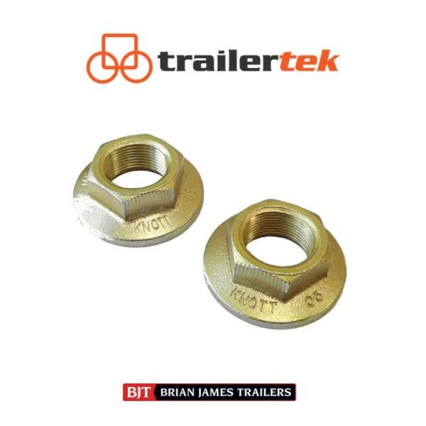 Knott Avonride 574014 M24 One Shot Hub Nut 32mm Nut Size (Also fits AL-KO) x 2