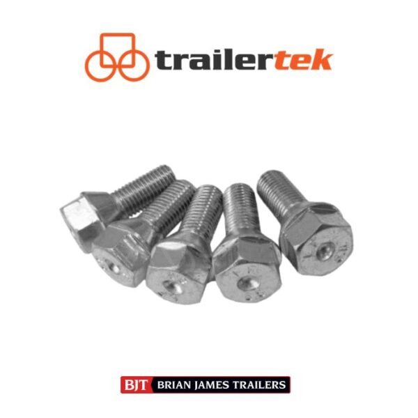 Knott Avonride 574015 12mm Conical Seat Trailer Hub Wheel Bolts x 5