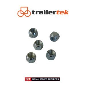 Copy of Trailertek (2) 5 KNOTT AVONRIDE TRAILER WHEEL NUTS 3/8 UNF 574000 SB010