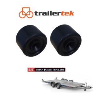 Set of 2 Trailer Fixing Brian James Round Rubber Buffer D=31.8mm H=22mm
