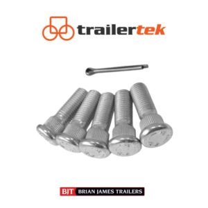 Copy of Trailertek (4) Knott Avonride 574003 12mm x 38mm Trailer Hub Wheel Studs x 5