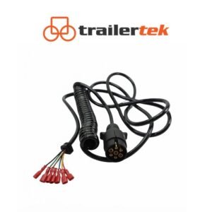 1 Front Curly Suzie Cable Assembly with 7 Pin Plug for Ifor Williams Trailer