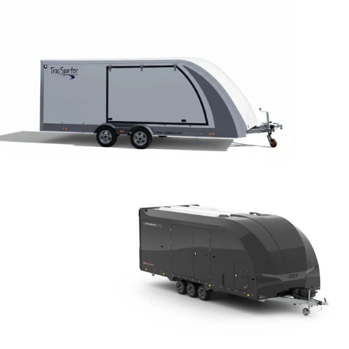Aluminium Storage Shelf, Side Mounted for Enclosed Trailers